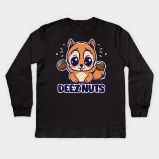 Deez Nuts Kids Long Sleeve T-Shirt